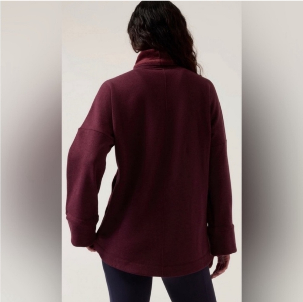Athleta Cozy Karma Funnel Neck Sweatshirt Size XS - Picture 2 of 7